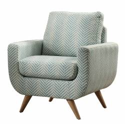 Deryn Accent Chair - Polyester - Teal